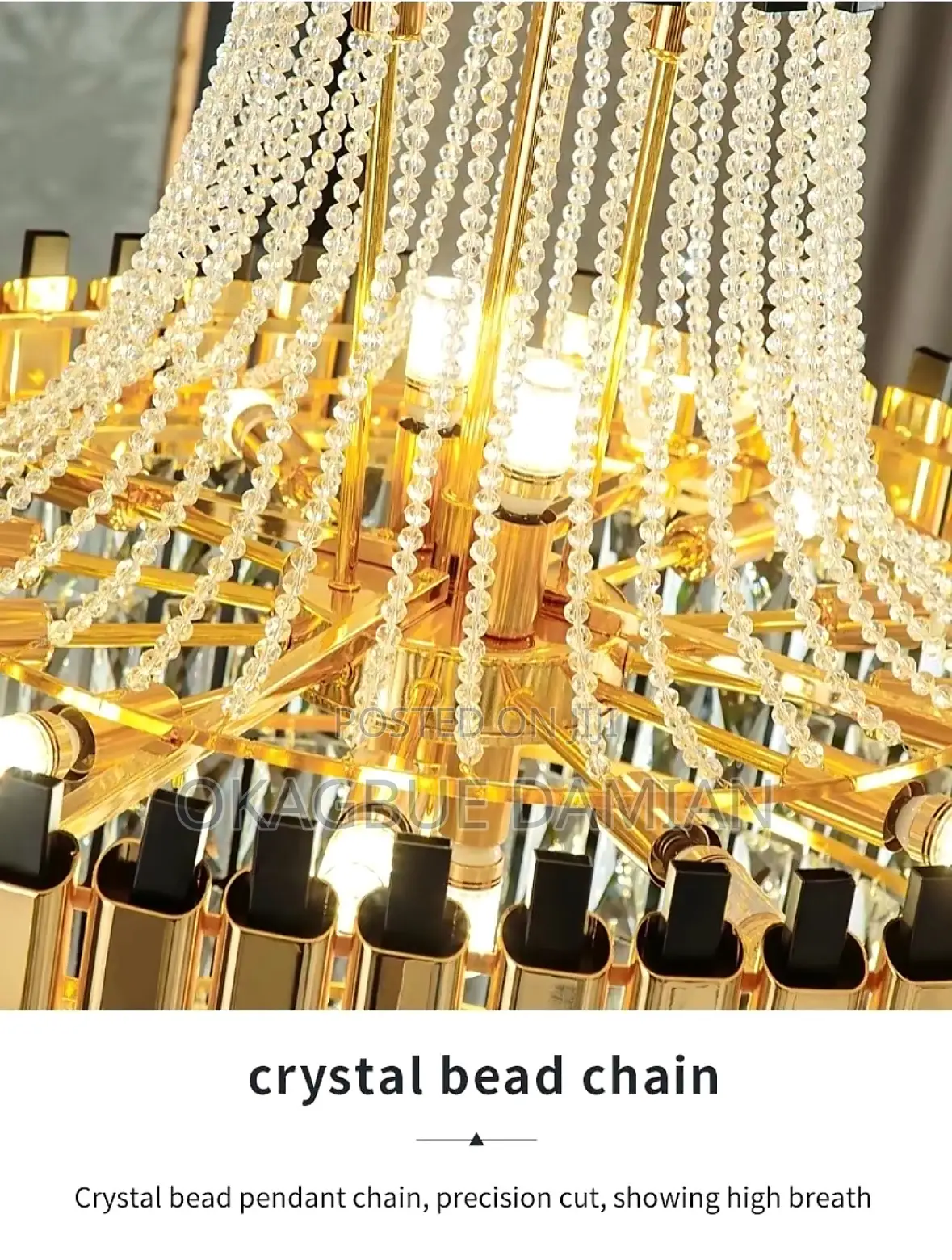 Crystal Chandelier (Size 500/600)