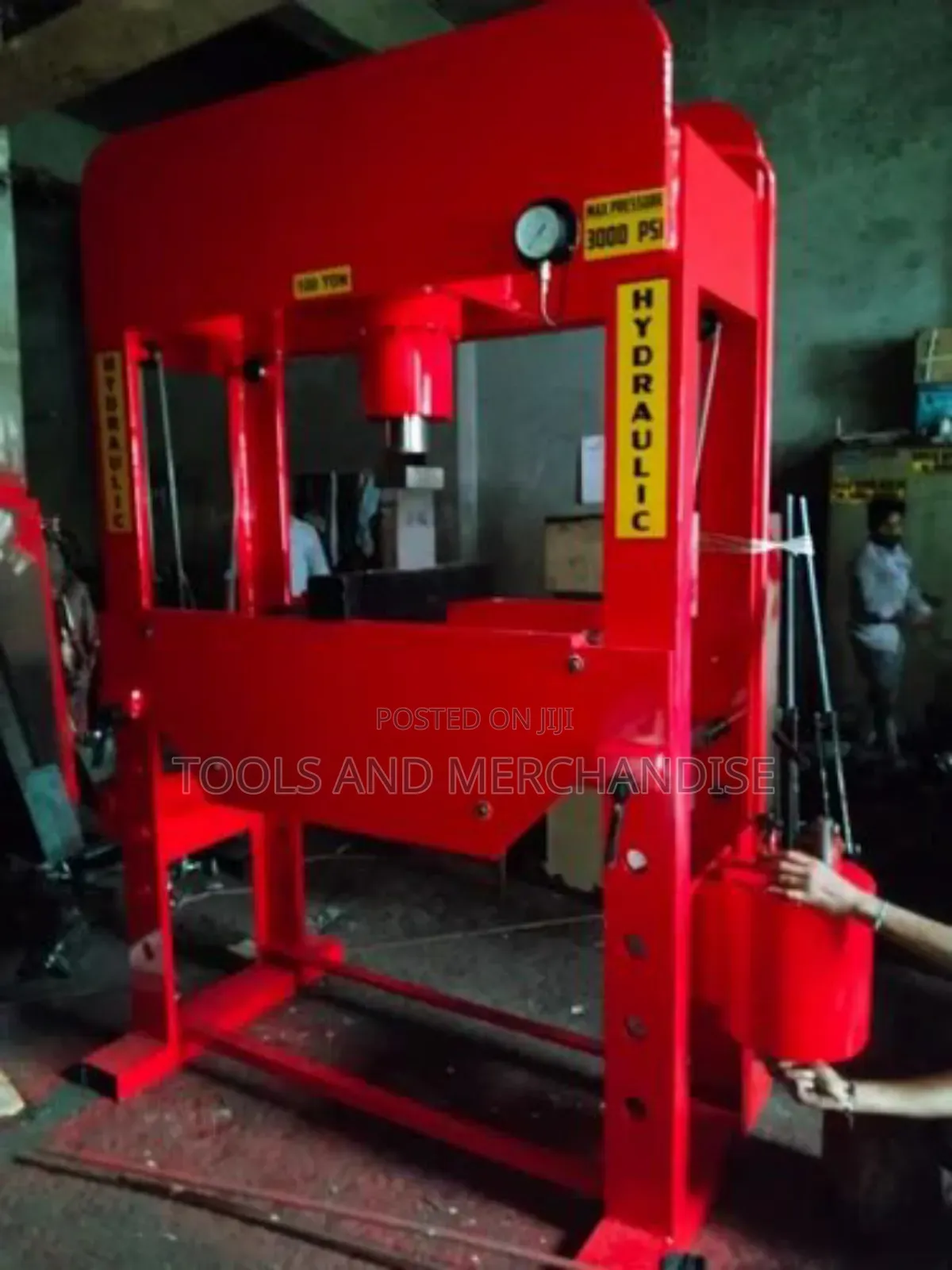100 Ton Electric/Hydraulic Shop Press