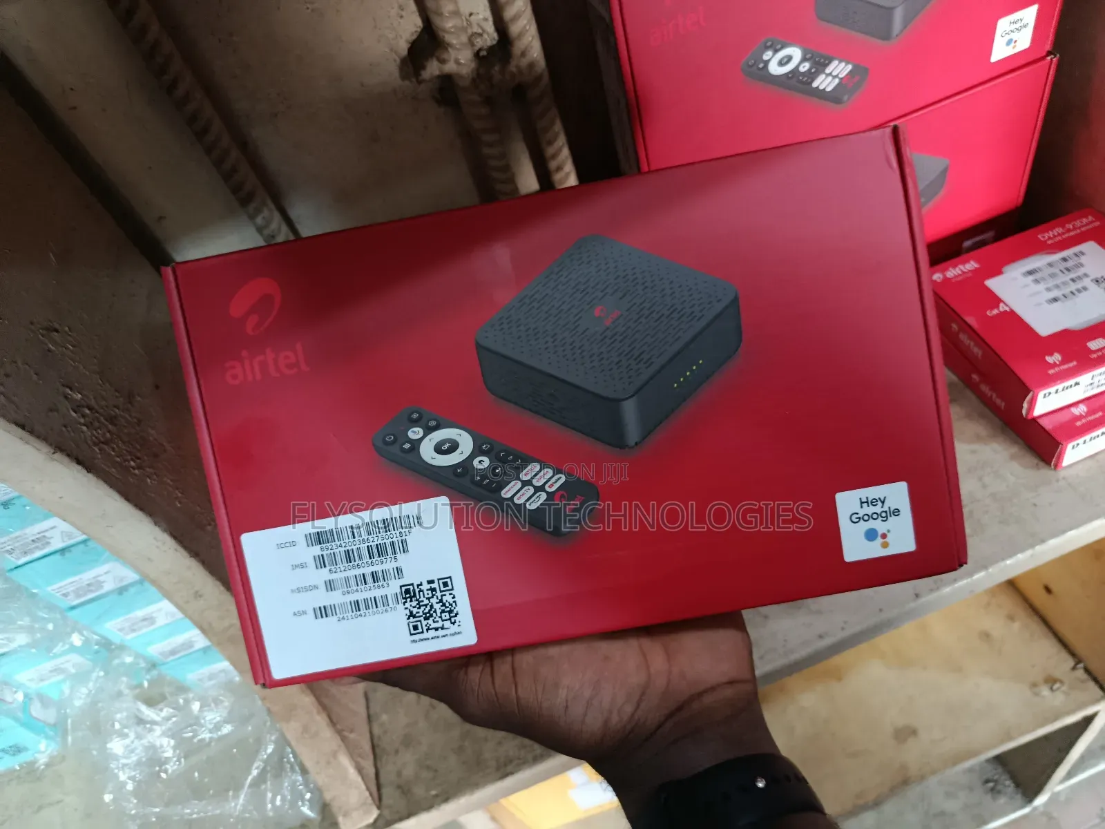 Airtel Android Smart Tv Box With An Inbuilt Router