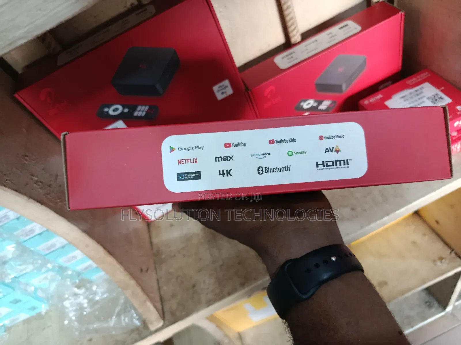 Airtel Android Smart Tv Box With An Inbuilt Router
