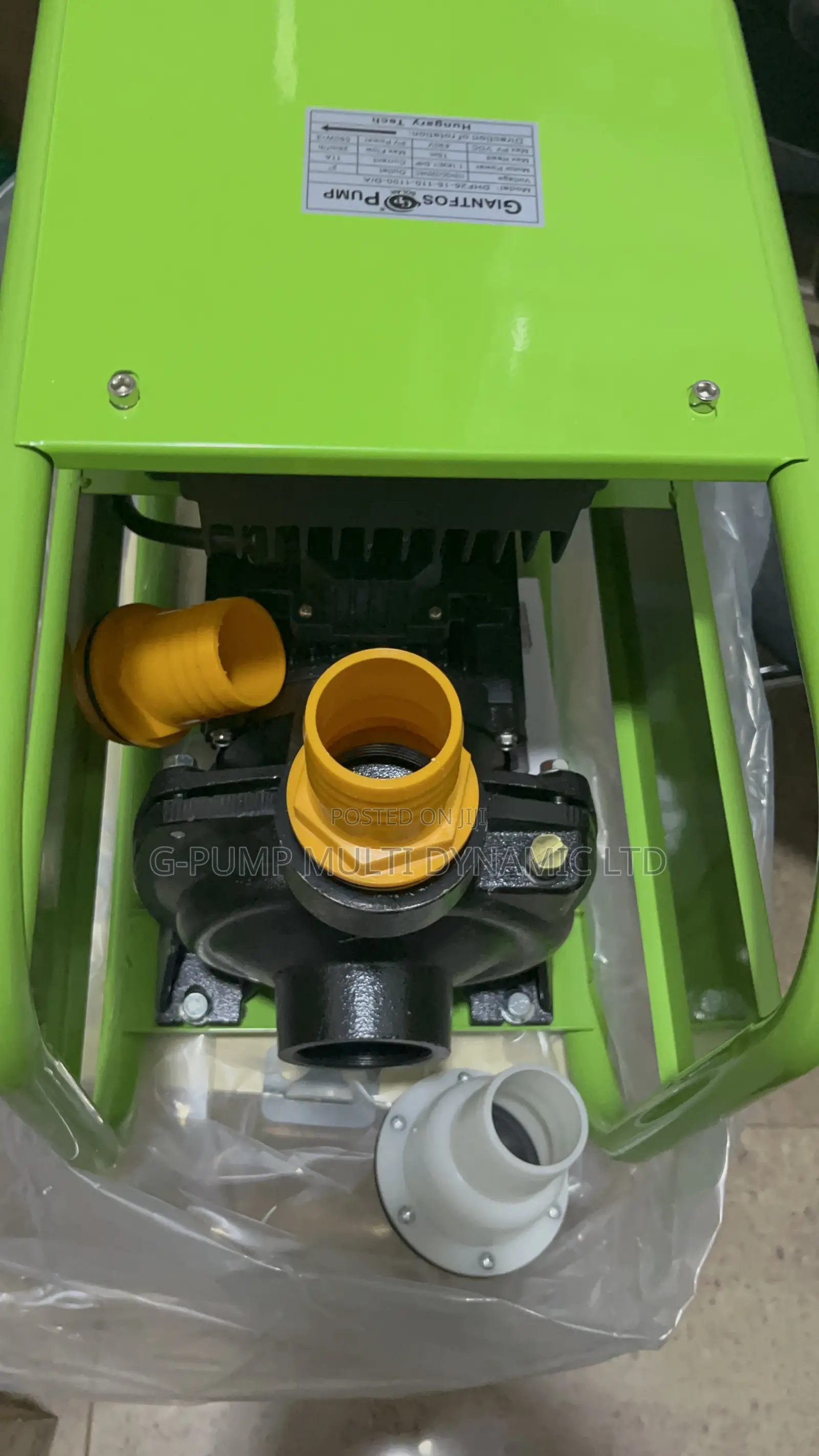 The Giantfos Machine for Pumping Water