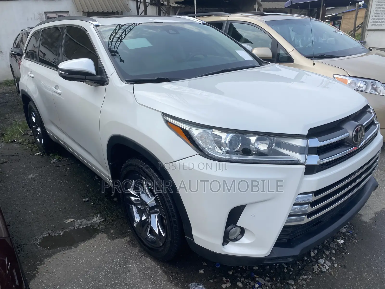 Toyota Highlander Limited 4x4 V6 (3.5L 6cyl 8A) 2017 White