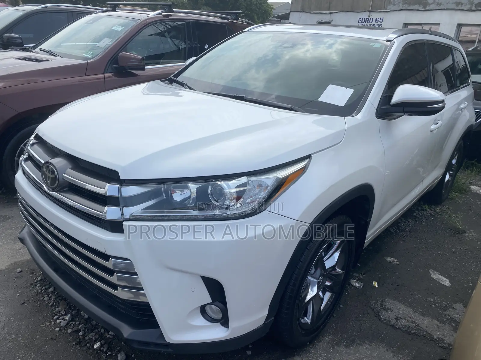 Toyota Highlander Limited 4x4 V6 (3.5L 6cyl 8A) 2017 White