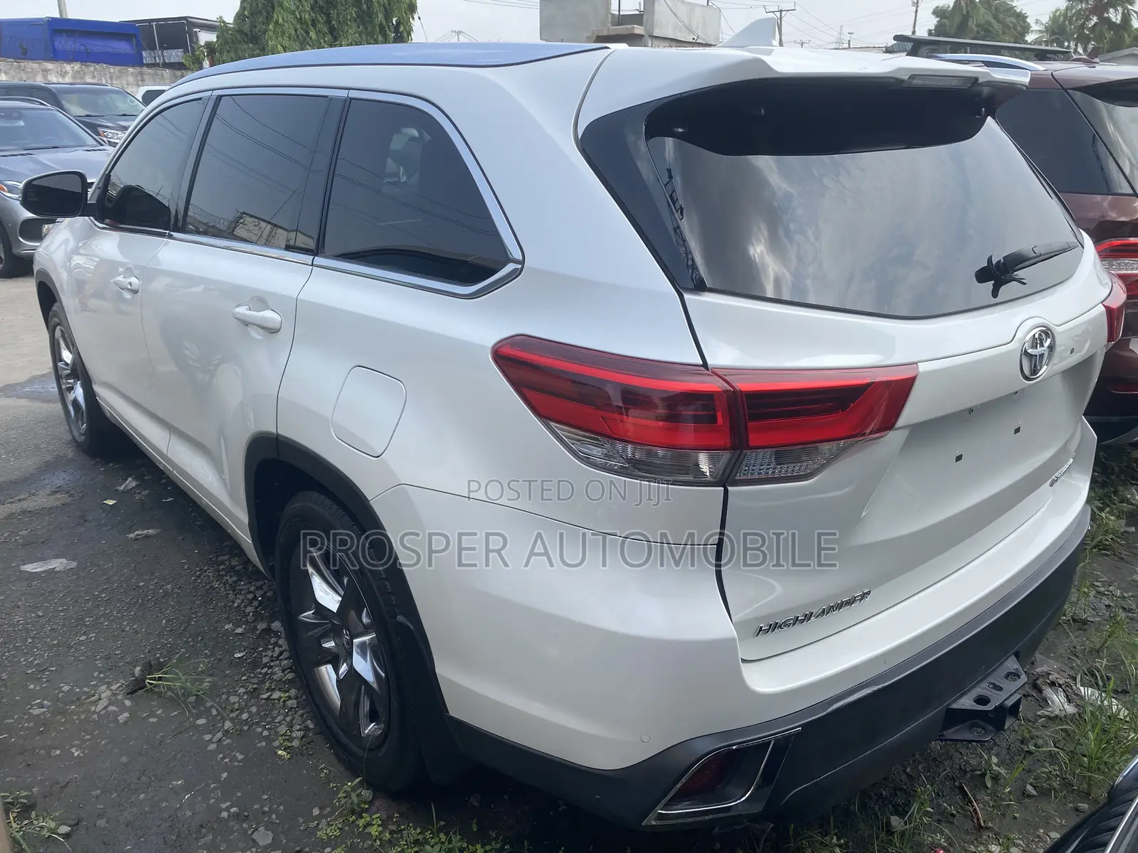 Toyota Highlander Limited 4x4 V6 (3.5L 6cyl 8A) 2017 White