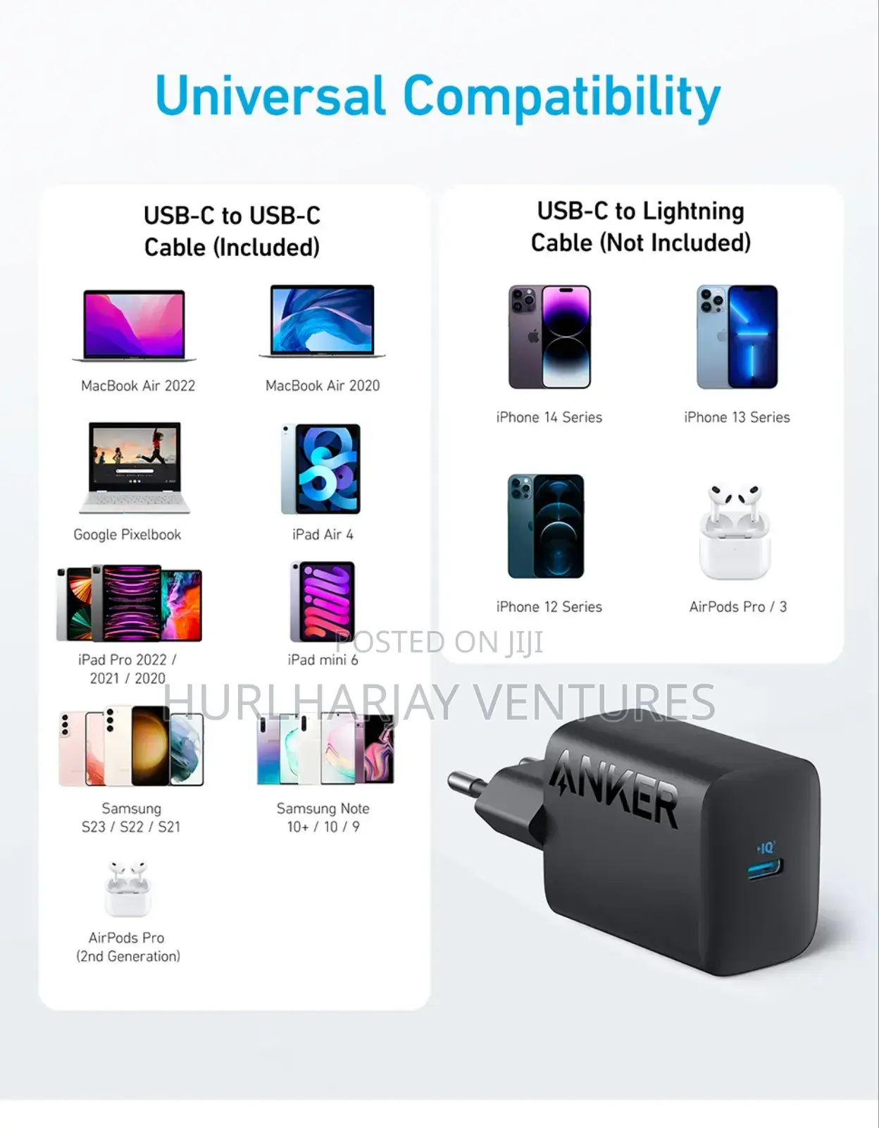 Anker 312 30w Gan Charger