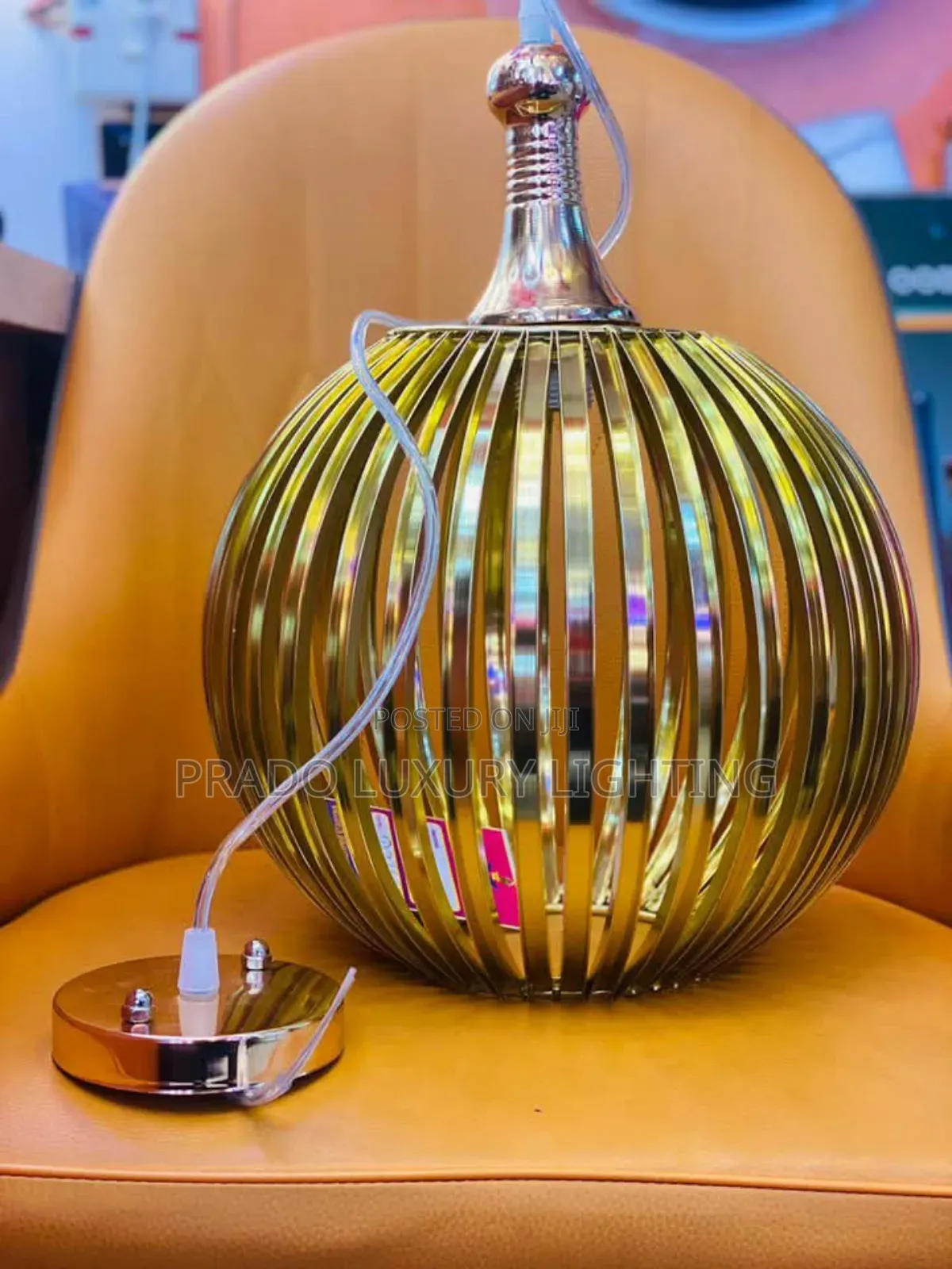 Gold and Black Drop Lighting