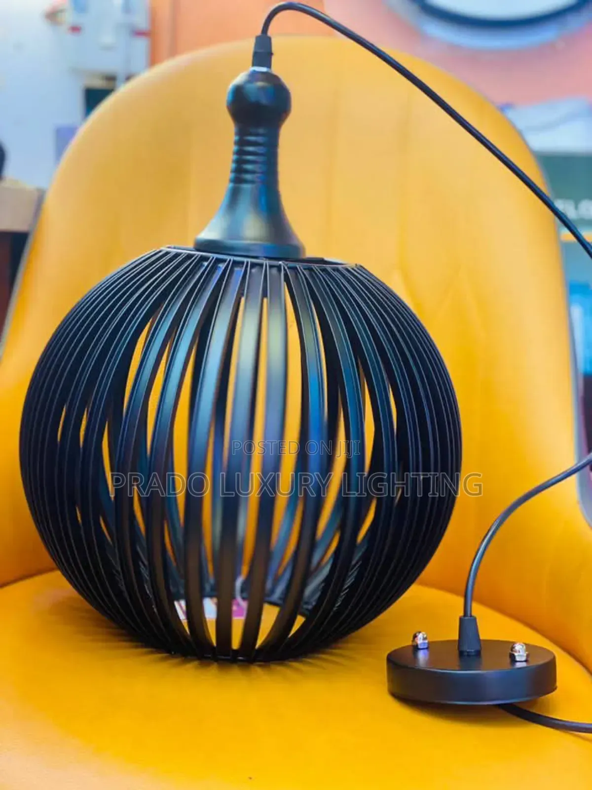 Gold and Black Drop Lighting