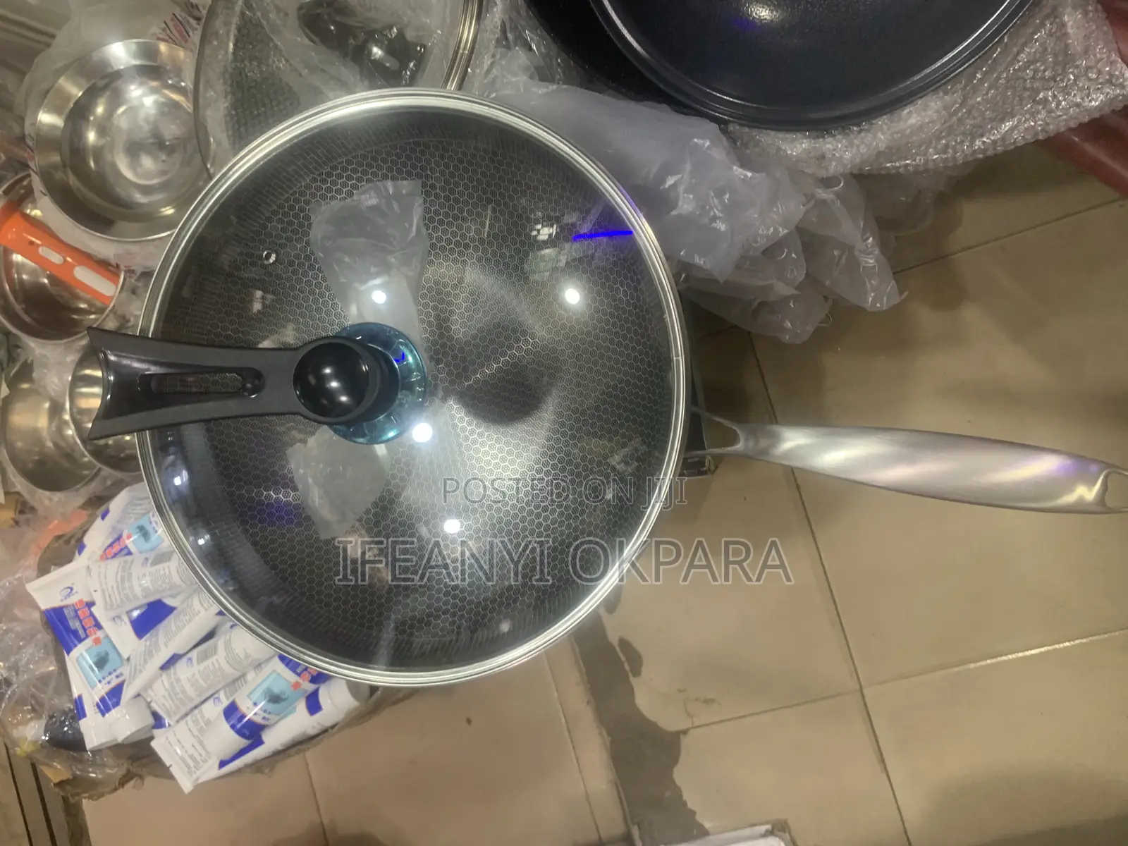 Non Stick Fry Pan With Glass Cover