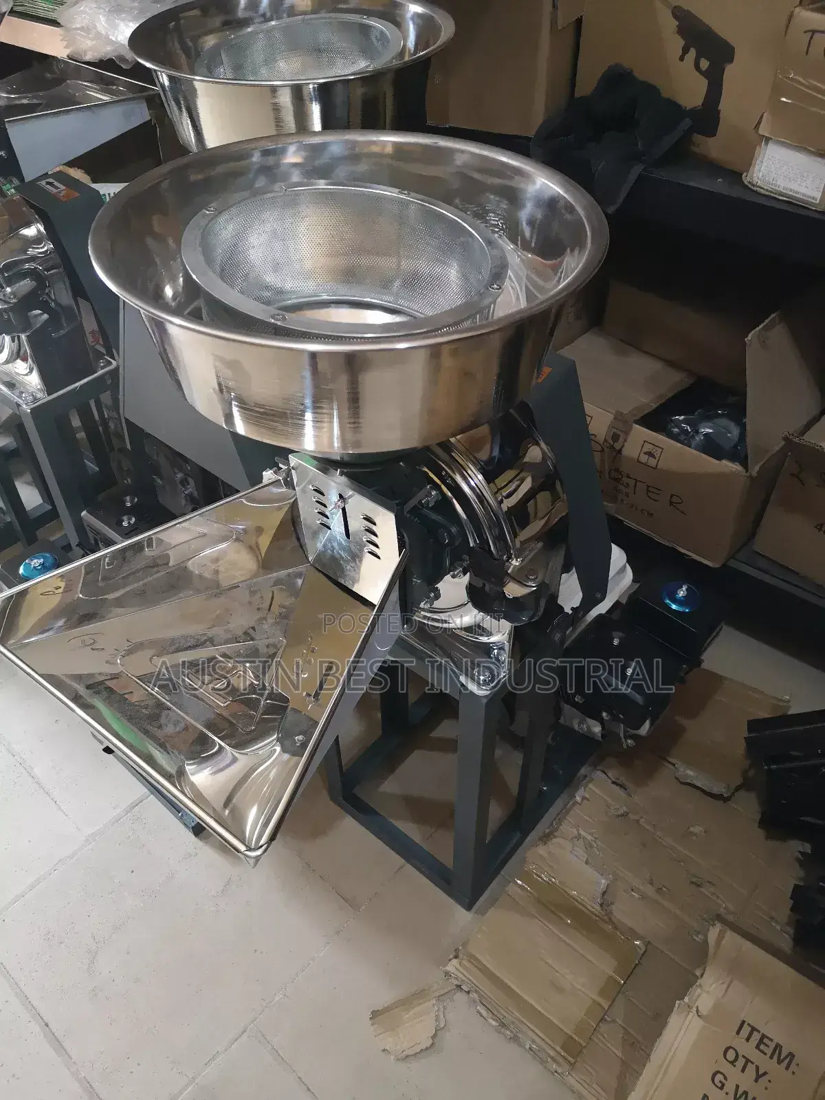 Stainless Steel Flour Grinding Machine