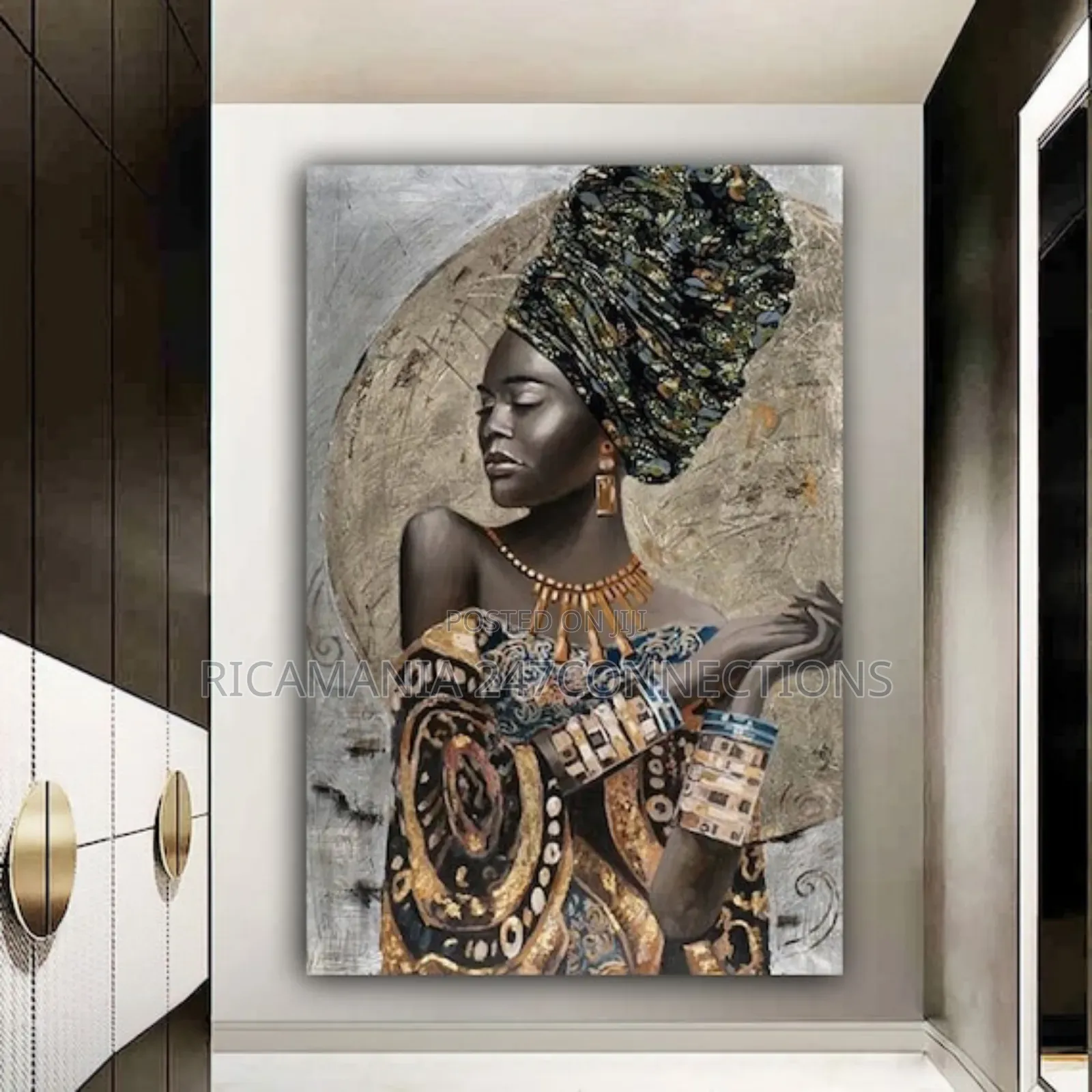 Africa Woman Face Attire