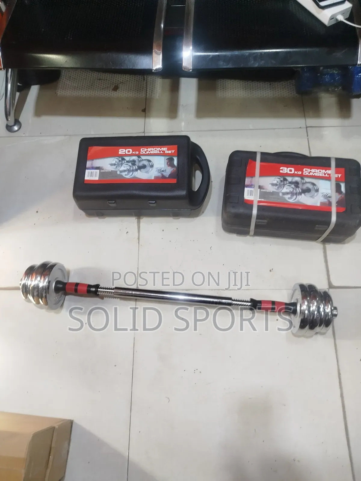 20kg Dumbbell Set With Short Bar Payment on Delivery 