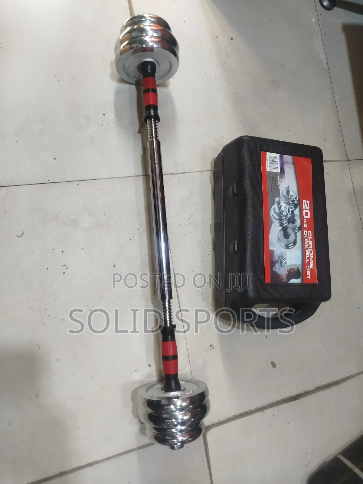 20kg Dumbbell Set With Short Bar Payment on Delivery 