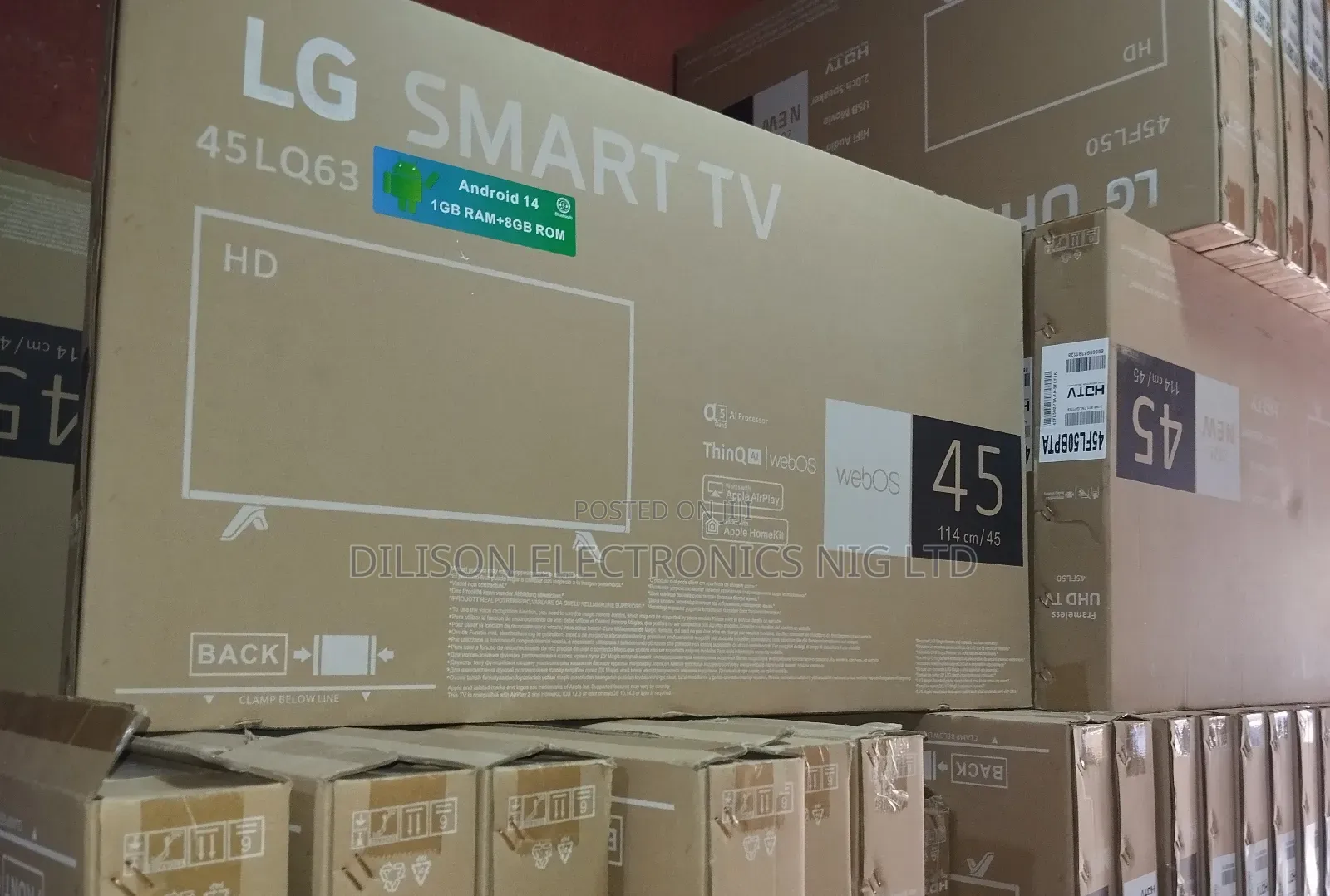 Latest Frameless Lg 45" Smart Television
