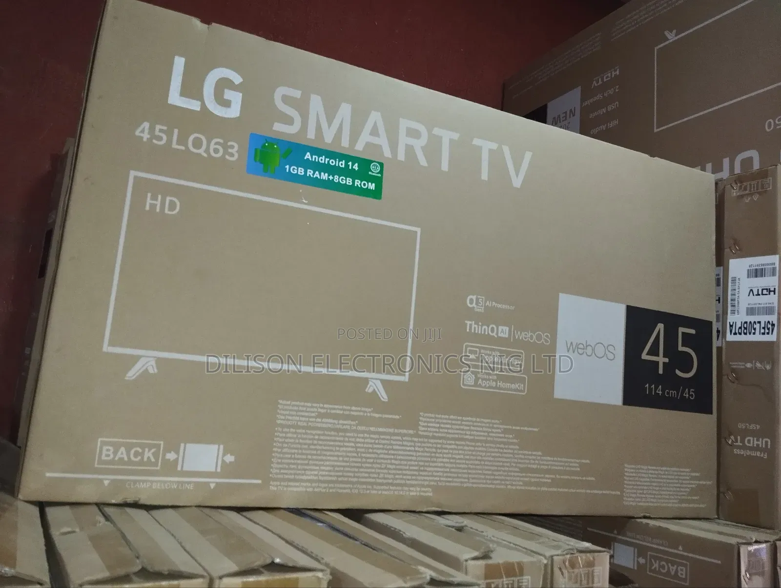 Latest Frameless Lg 45" Smart Television