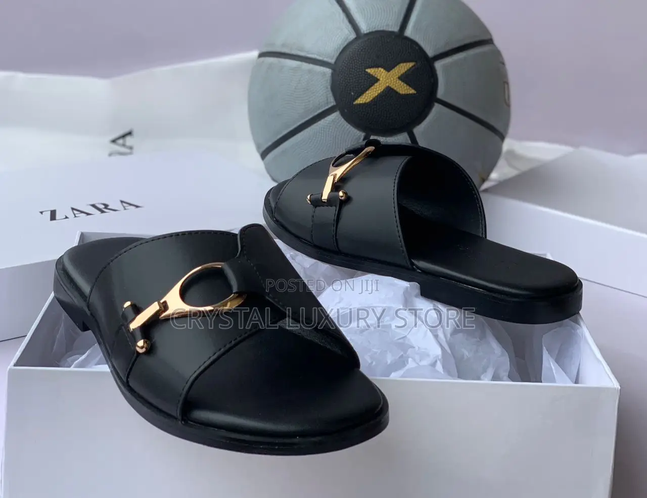 Zara Quality Luxury Men Genuine Leather Pams
