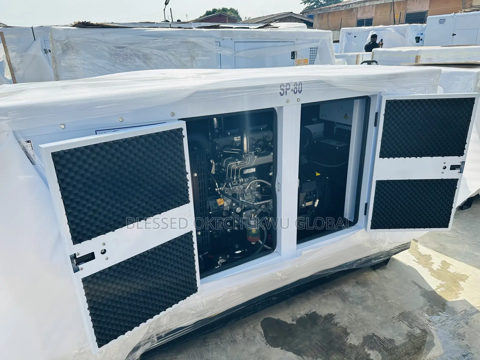 80kva Perkins Soundproof Generator 100%Copper