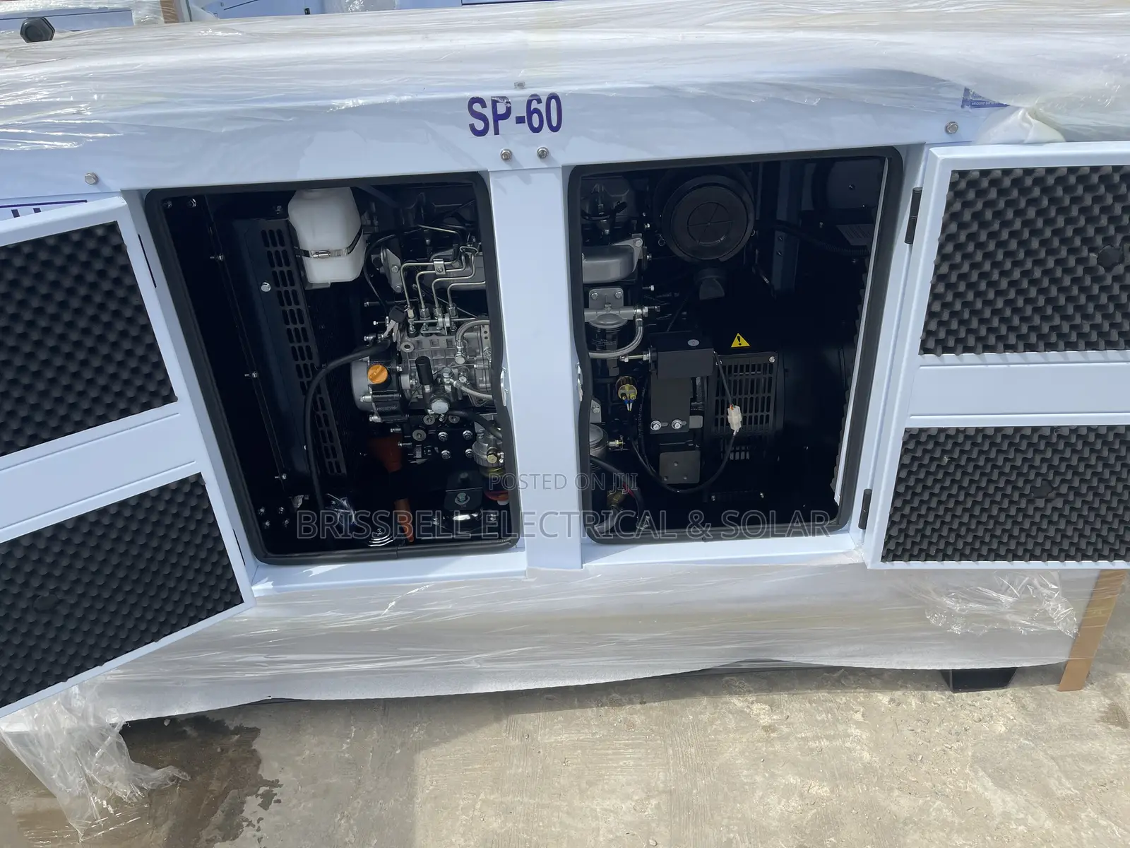 Original England Perkins Soundproof Diesel Generator 60kva