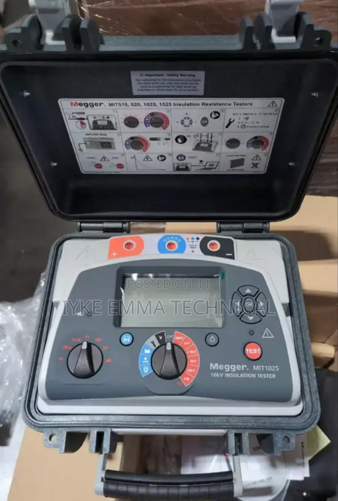 Megger Mit1025 10kv Diagnostic Insulation Resistance Tester