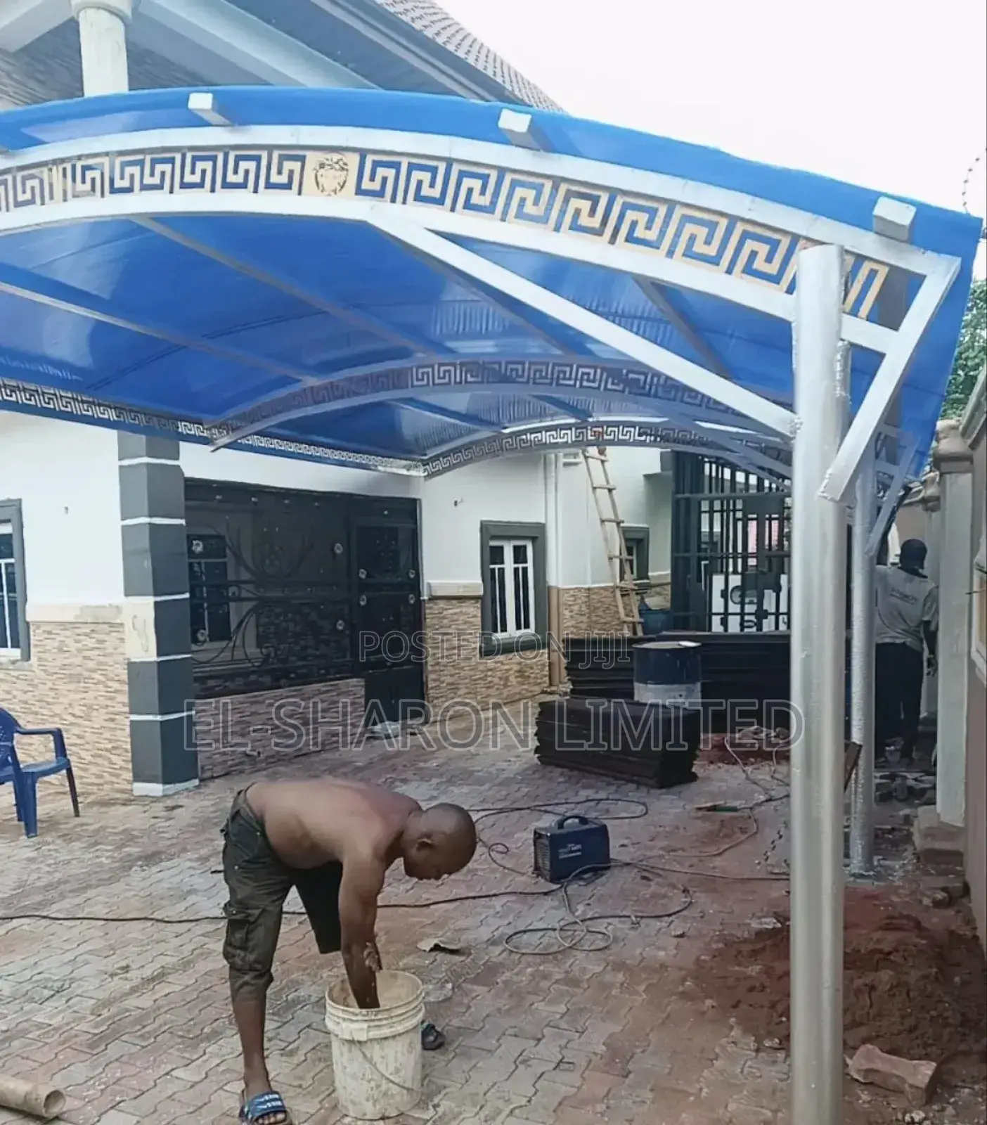 Blue Carports Shades