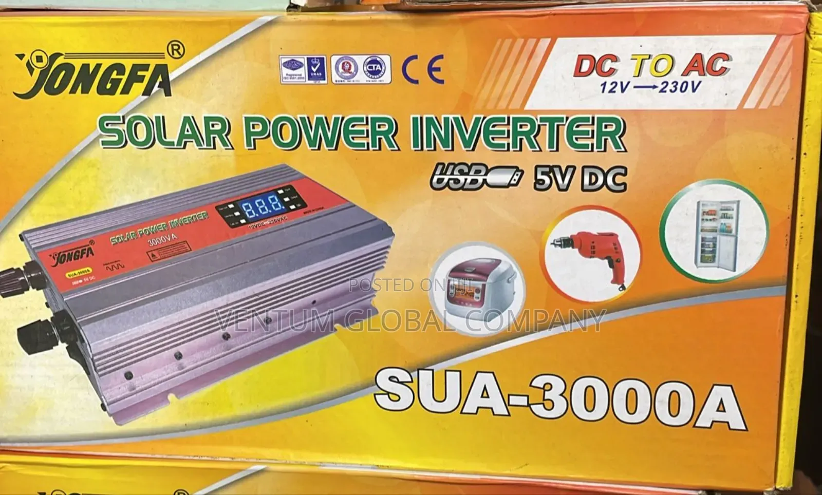 Sachet Inverter 3000w With Digital Display