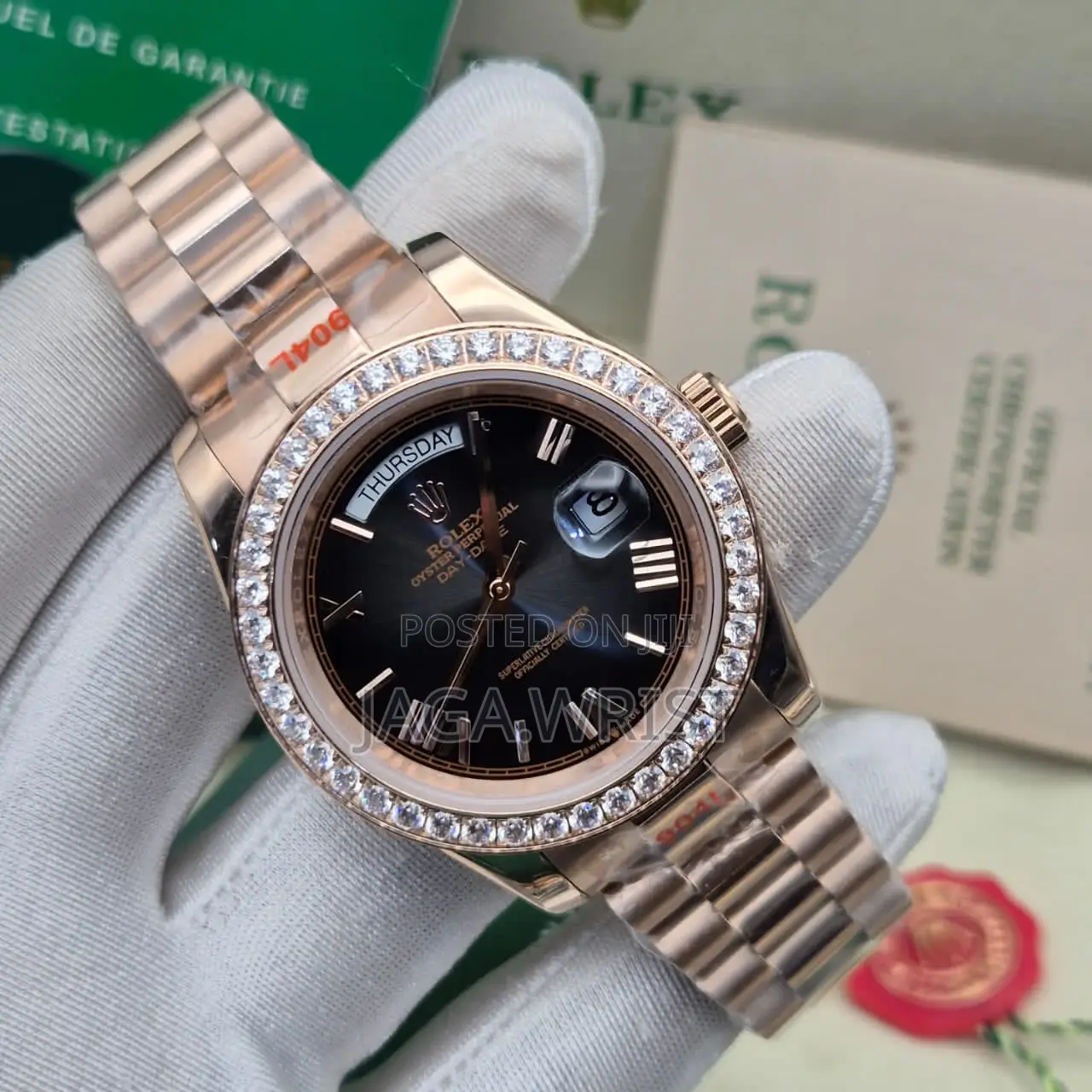 Rolex Day-Date Gold With Stone