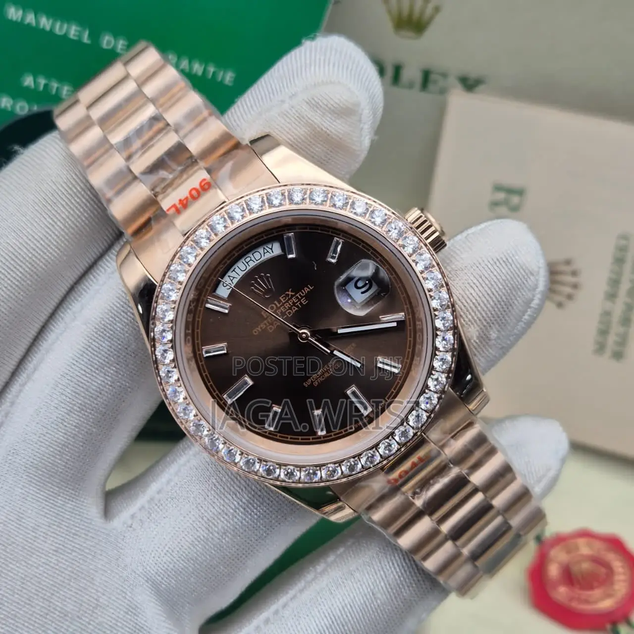 Rolex Day-Date Gold With Stone