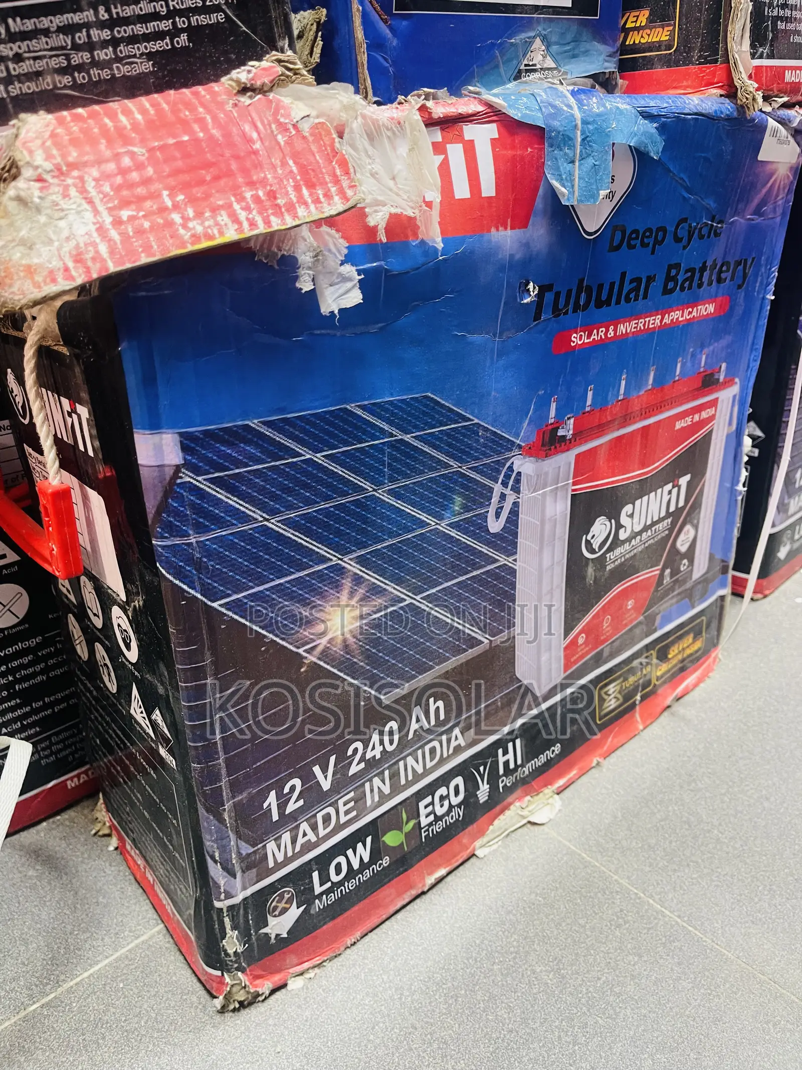 240ah 12v Sunfit Solar Tubular Battery