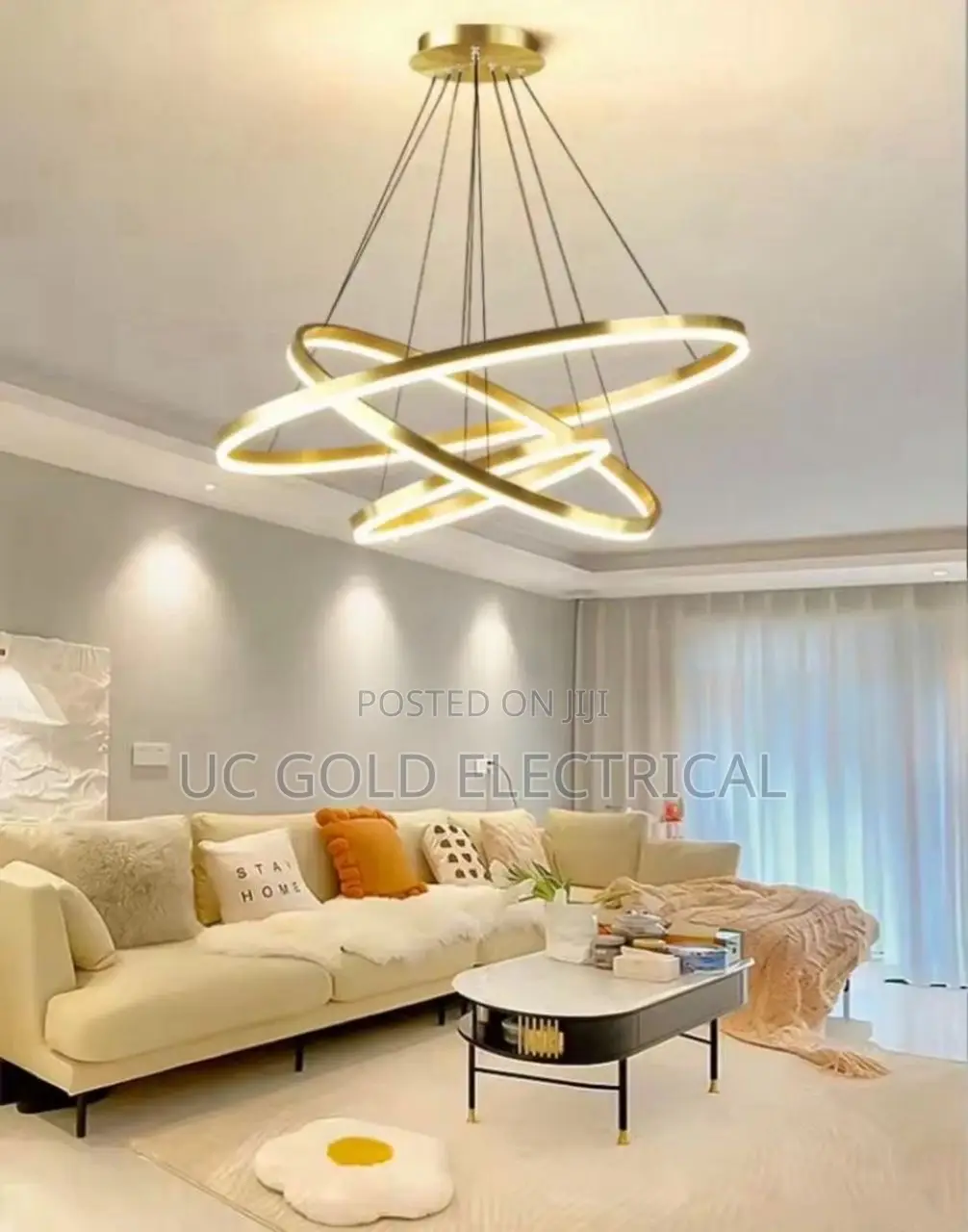 Nordic Luxury Hanging Light Adjustable Led Pendant Chandelie