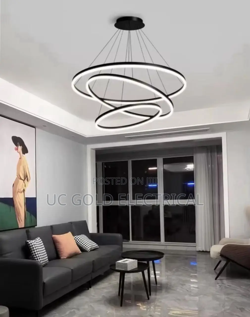 Nordic Luxury Hanging Light Adjustable Led Pendant Chandelie