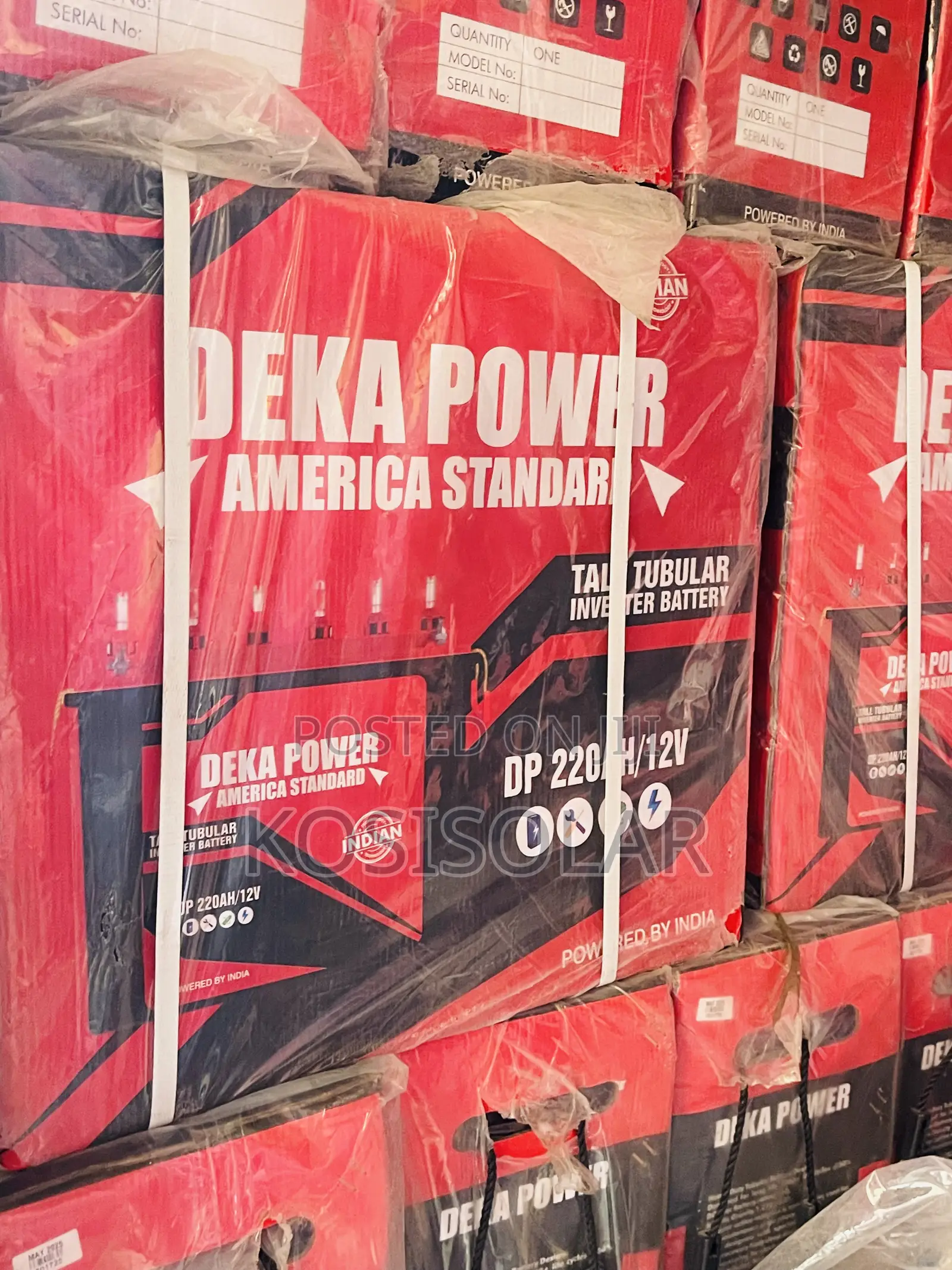 220ah 12v Deka Power Solar Tubular Battery