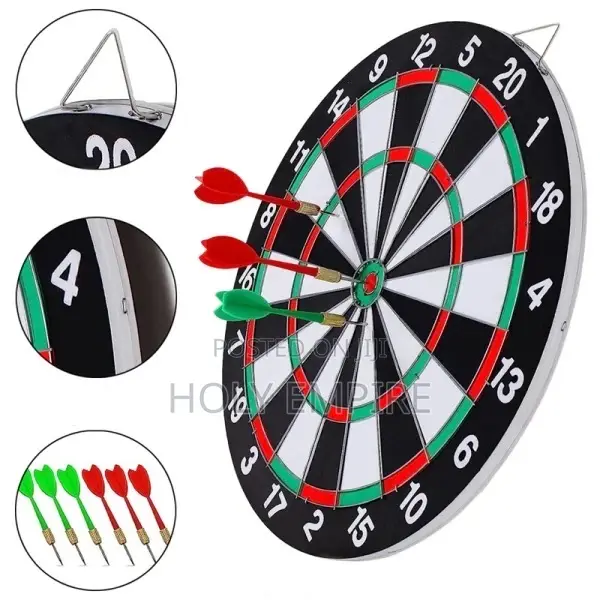 Dart Board Game Set With Dart Needles Double-sided Hanging