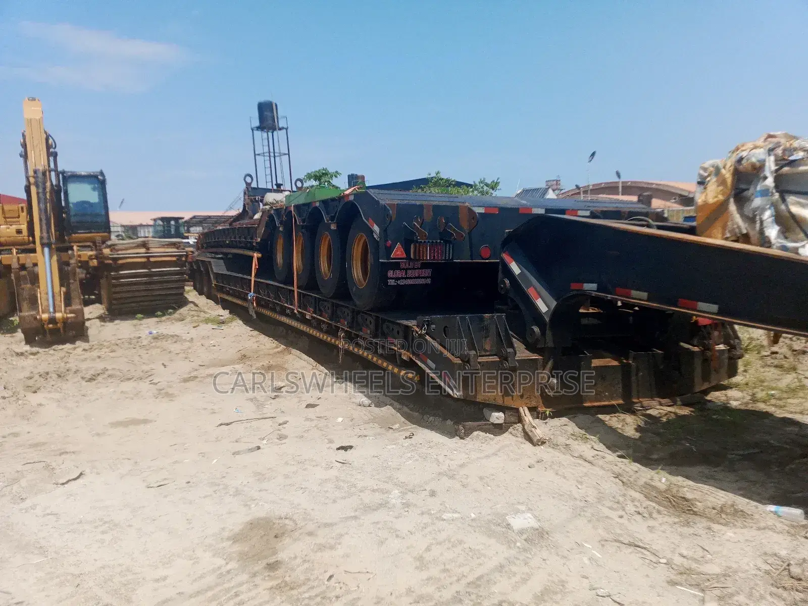 120tons Brand New Discouple Front and Back Loader Lowbed.