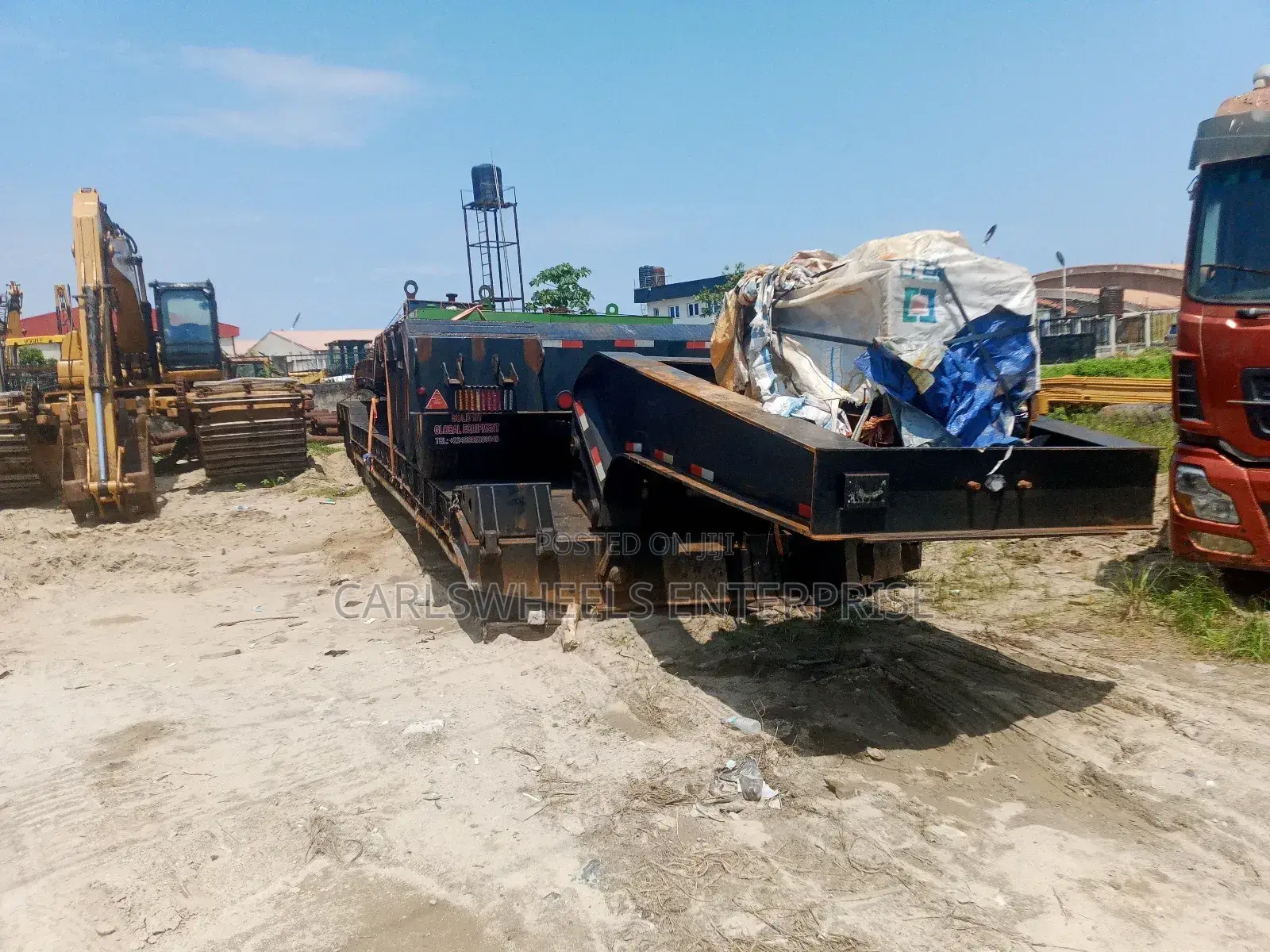 120tons Brand New Discouple Front and Back Loader Lowbed.