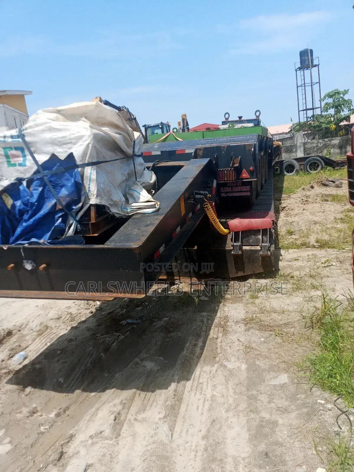 100tons Brand New Discouple Front and Back Loader Lowbed
