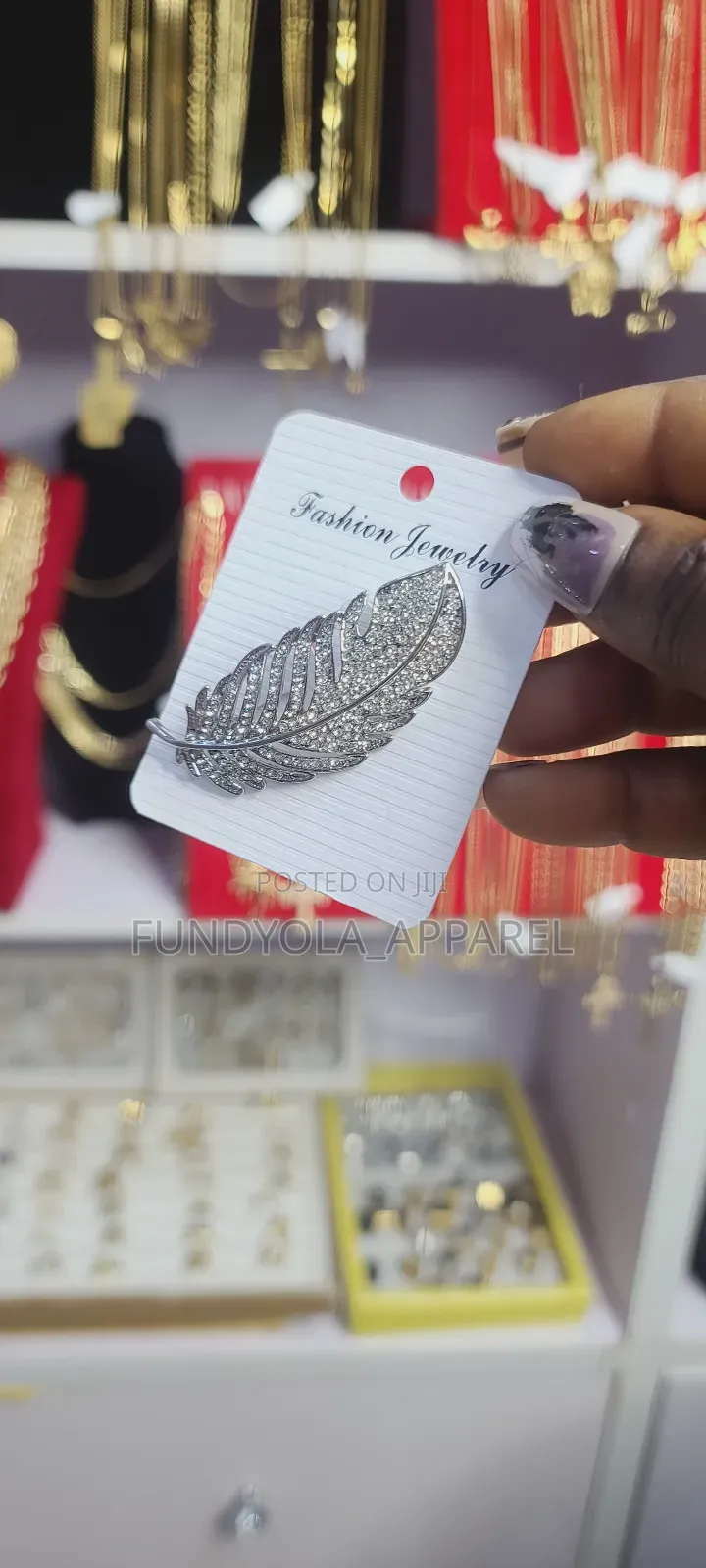 Silver Leaf Inspired Brooch