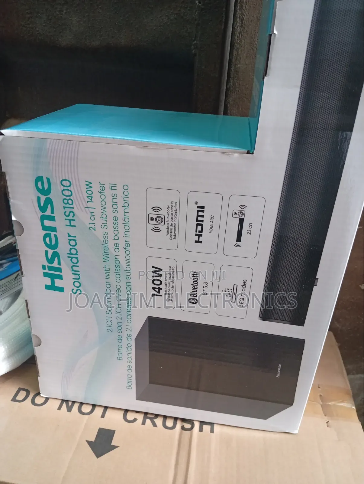 Original Hisence 140w Soundbar