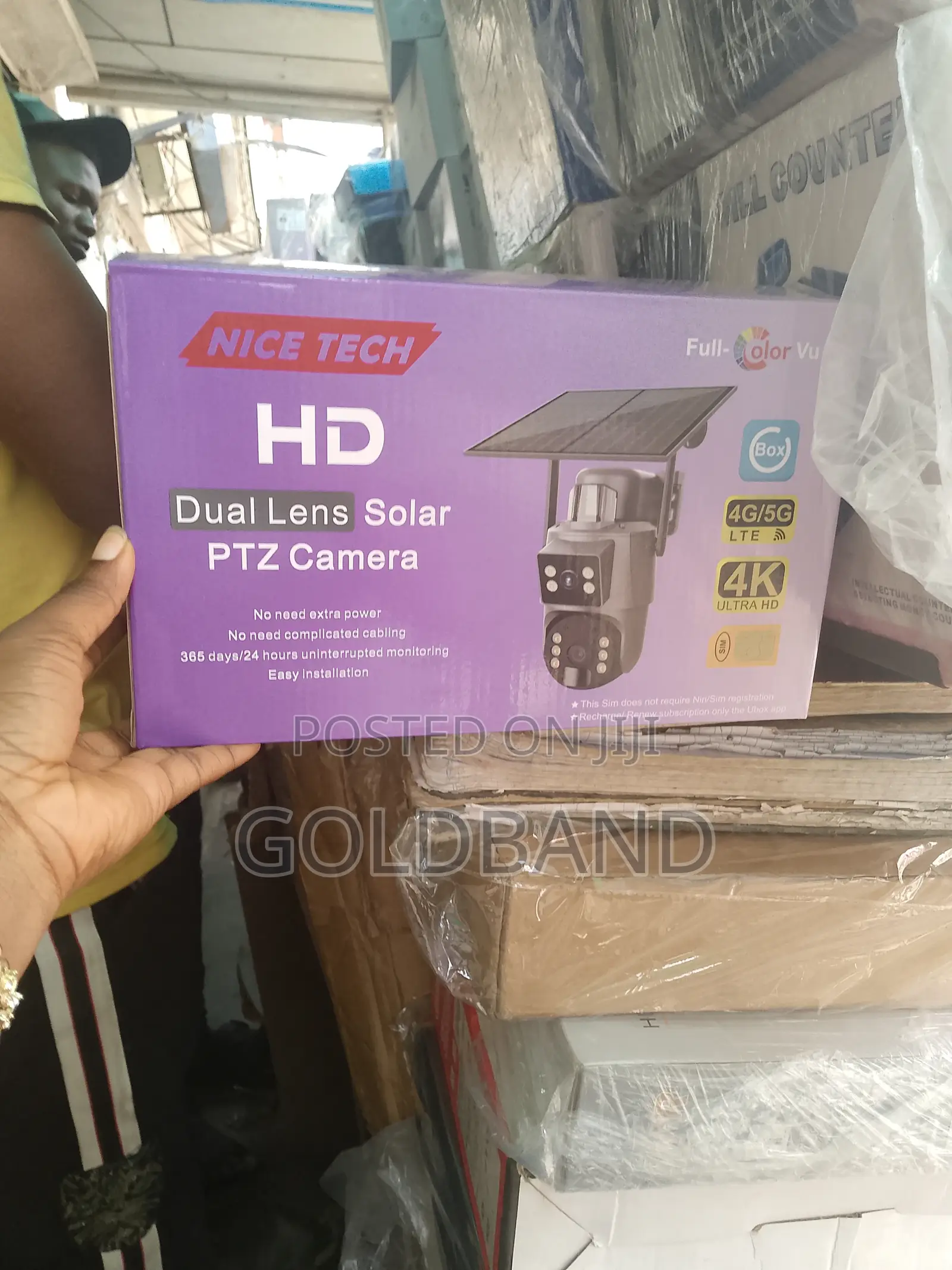 Full Hd PTZ Camera – Solar Powered, Wifi, Ubox App Ready