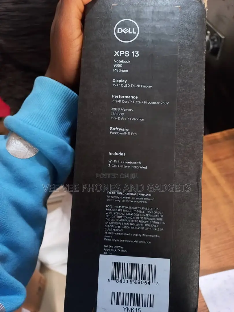 New Laptop Dell XPS 13 32GB Intel Core Ultra 7 SSD 1T