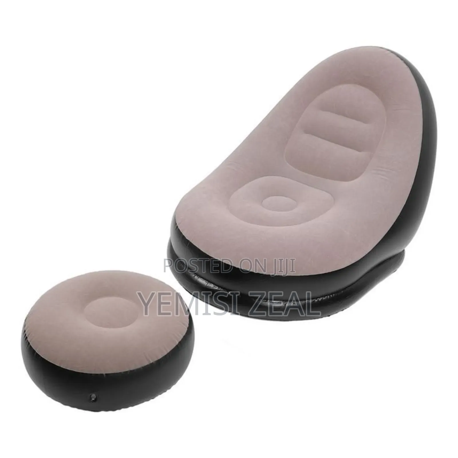 Electric and Manual Inflatable Sofa Chair With Footrest
