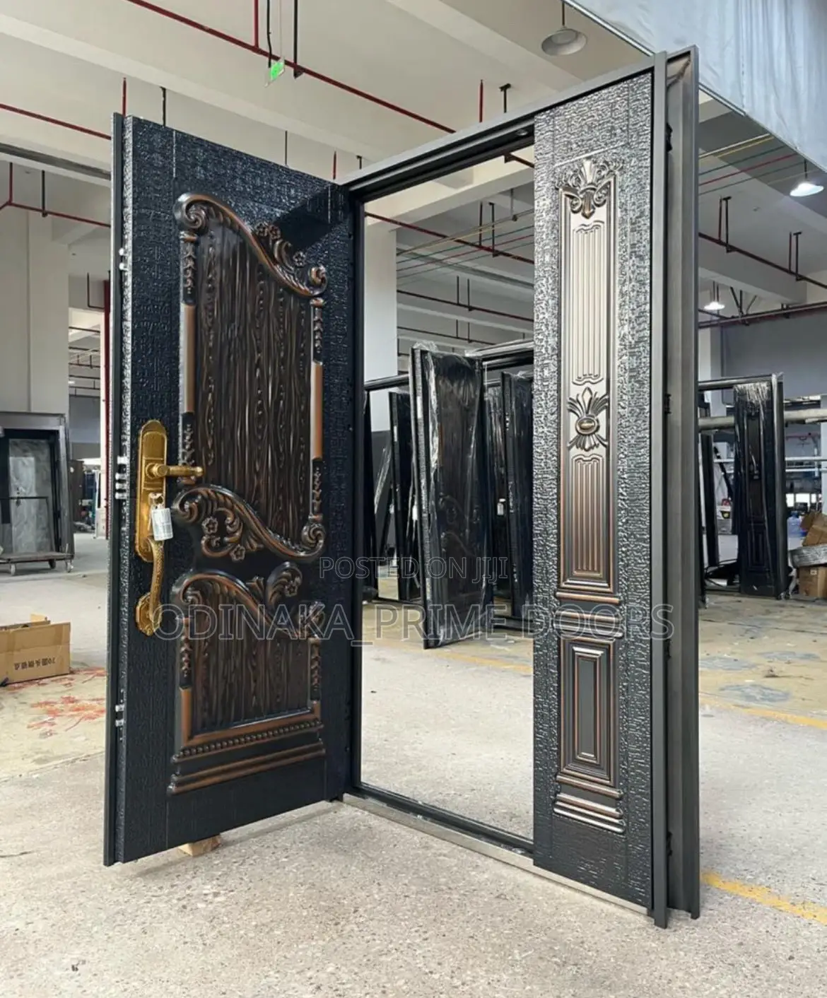 7ft By 4ft German Copper Door (Harp Design)