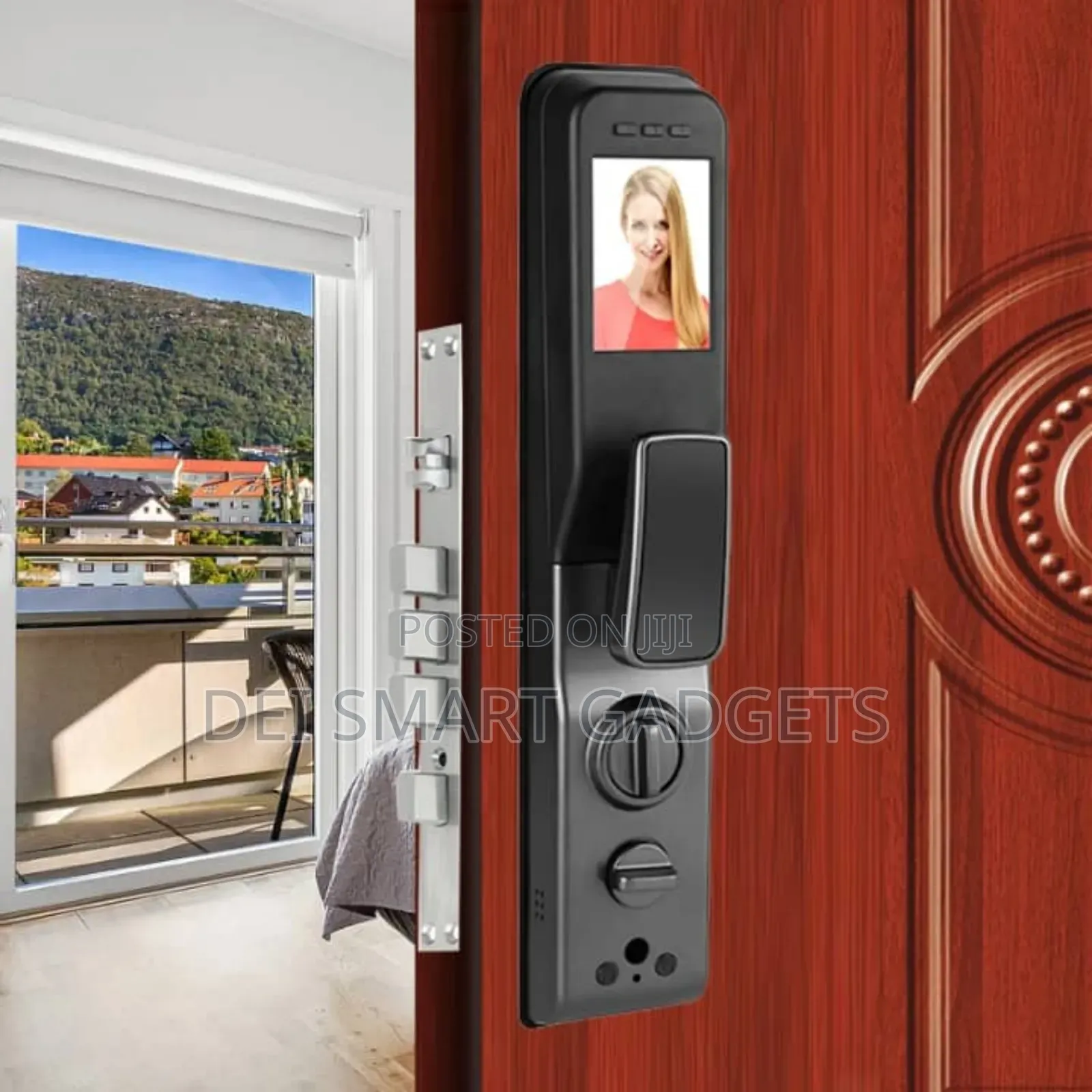 3d Smart Door Lock Tuya (With Remote )