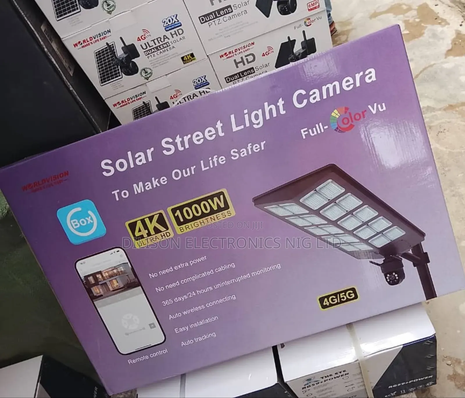 Original 2 in 1 Solar Street Lighting Camera 4glite