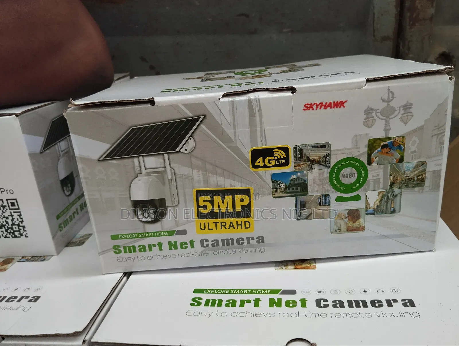 V380 PTZ Solar Camera Single Lence
