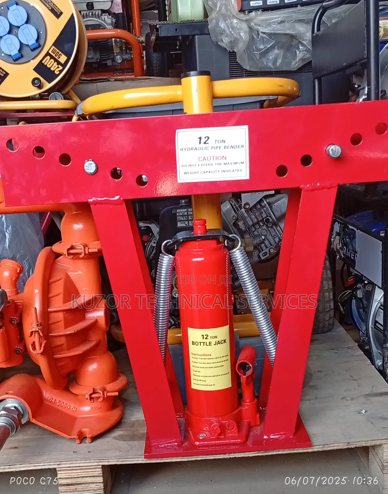 12 Ton Hydraulic Pipe Bender