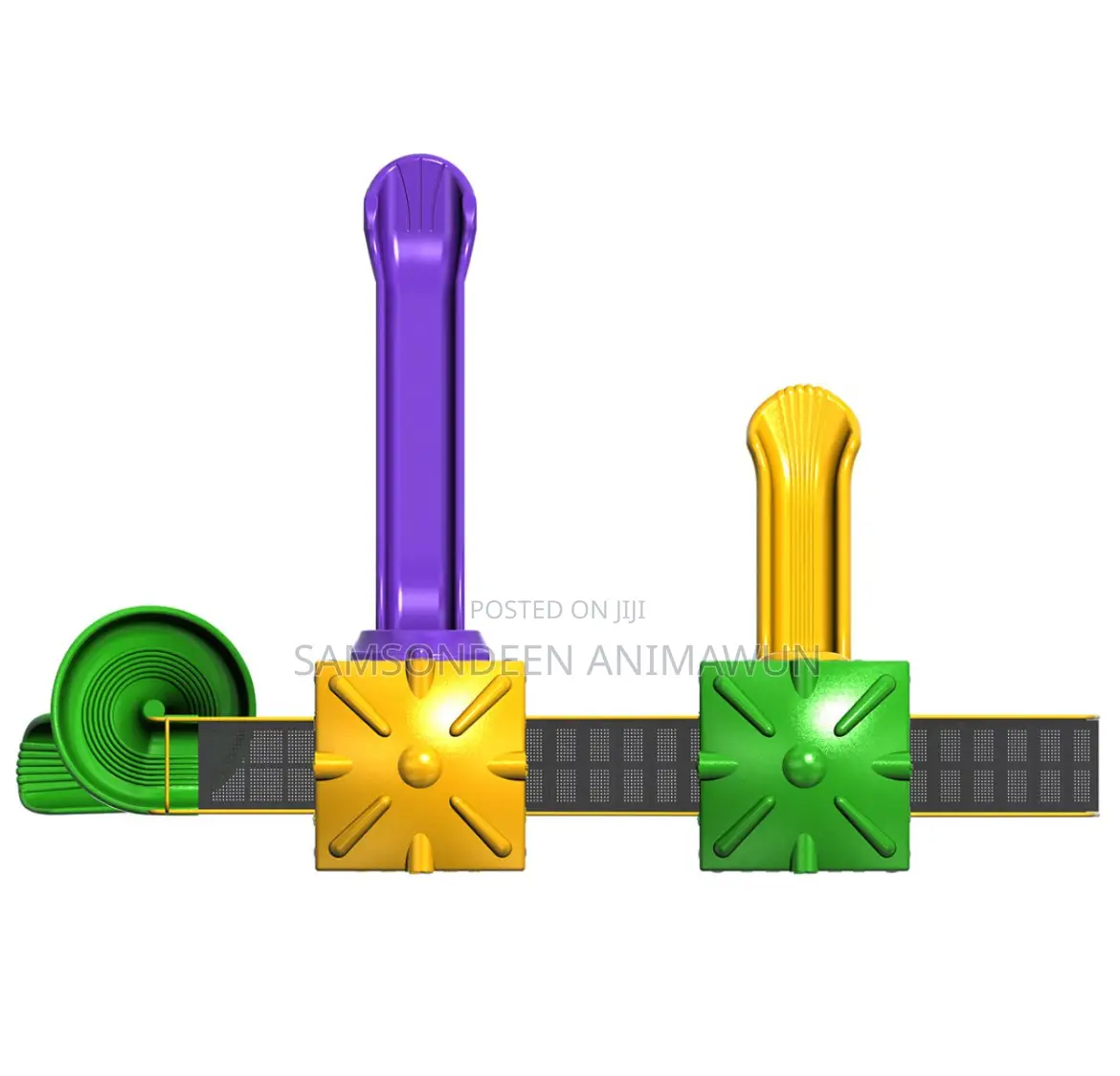 Premium Giant Playhouse Set, With Slides, and Spiral Slides