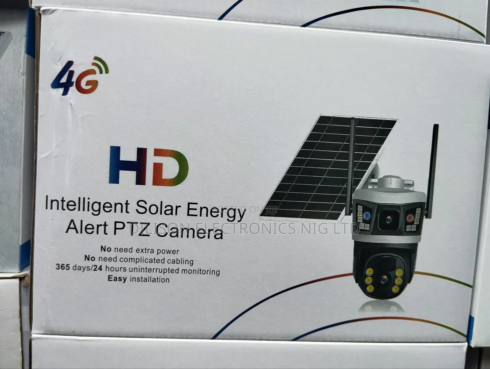 Brand New 4glite Dual Lence PTZ Solar Security Camera
