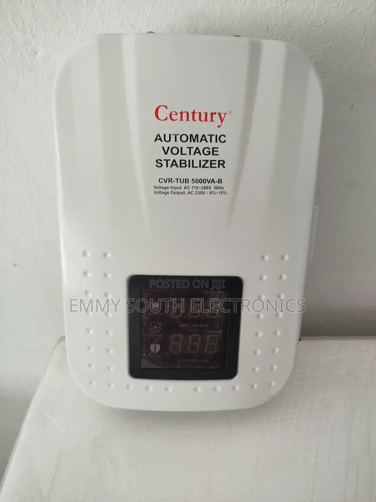Century 5 Kva Automatic Voltage Wall Stabilizer