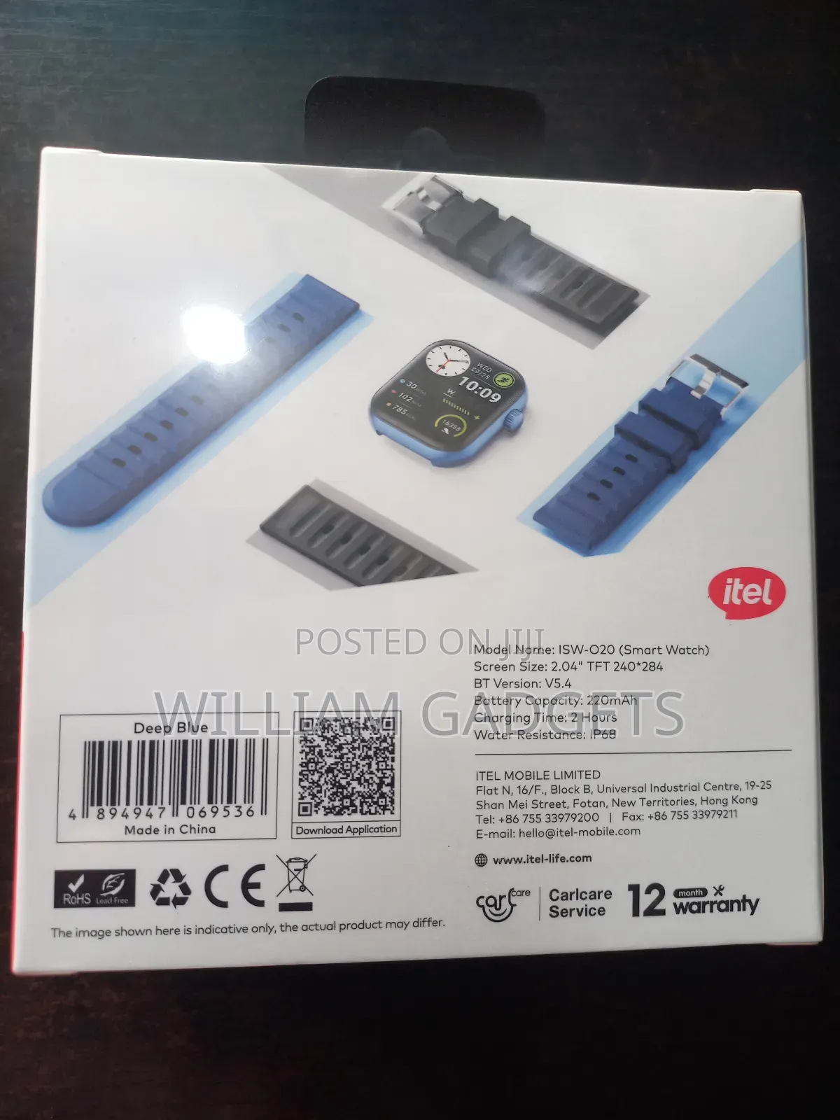 Itel Smart Watch Fit 020