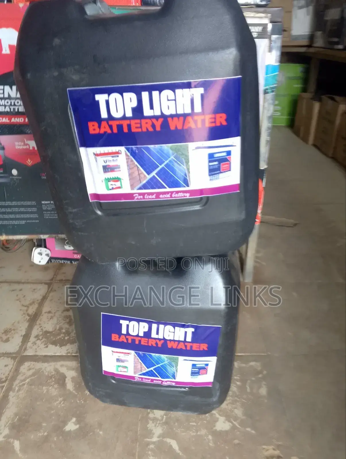 Distilled Battery Water for Lead Acid Battery 20litres