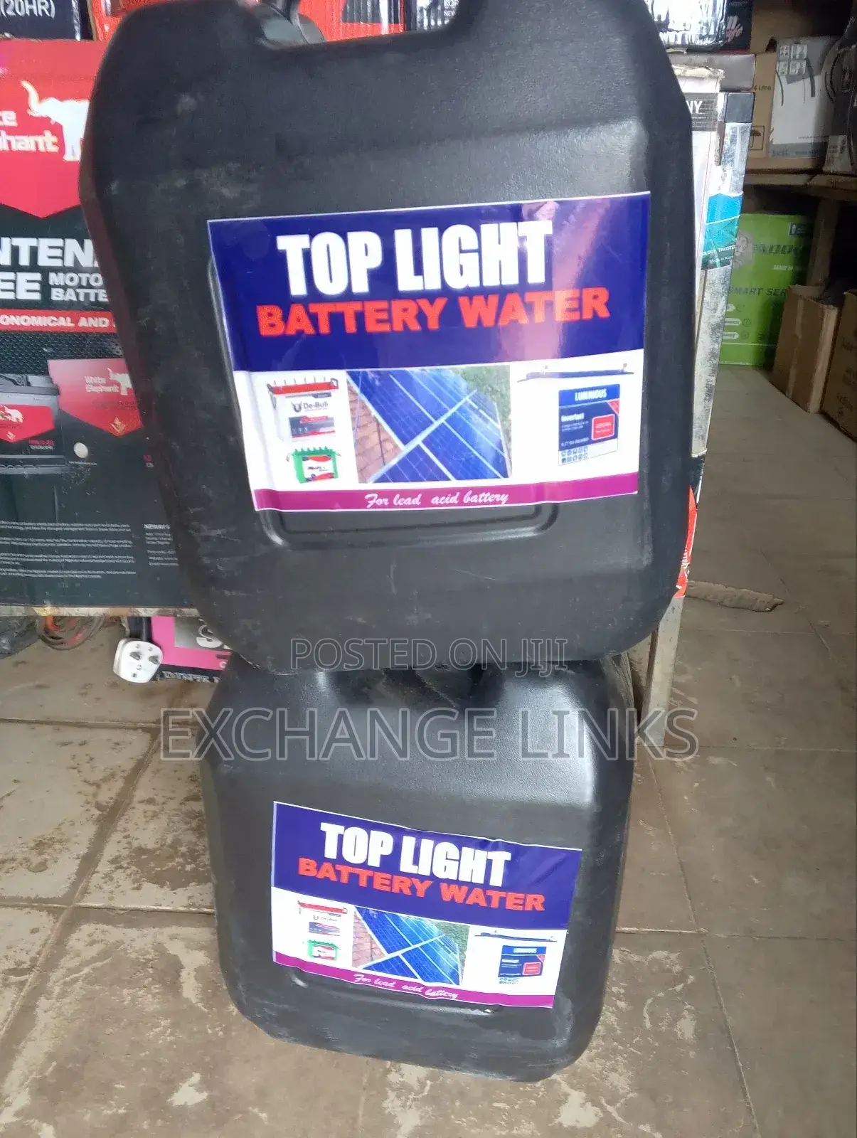 Distilled Battery Water for Lead Acid Battery 20litres